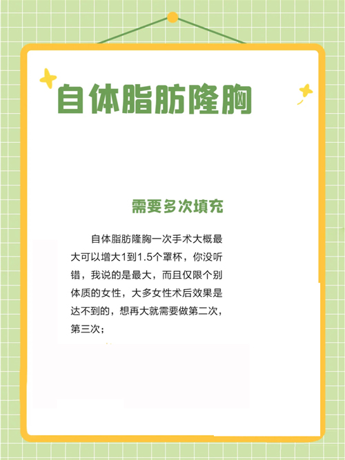 自體脂肪隆胸